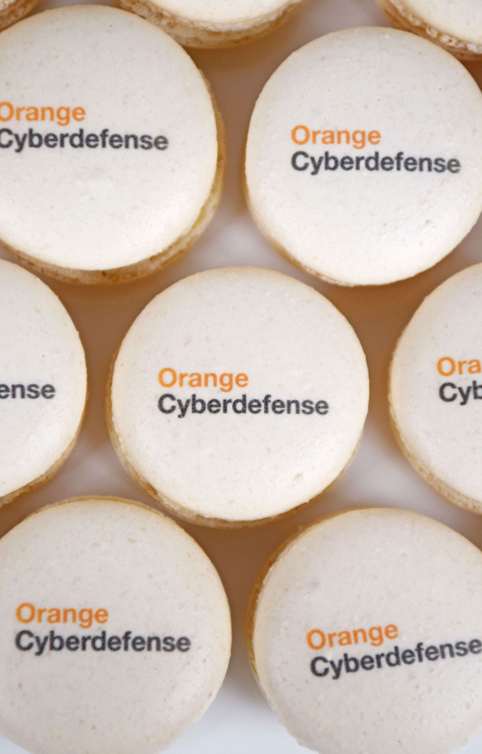 Macaron évènement professionnel Rennes Orange Cyberdéfense France